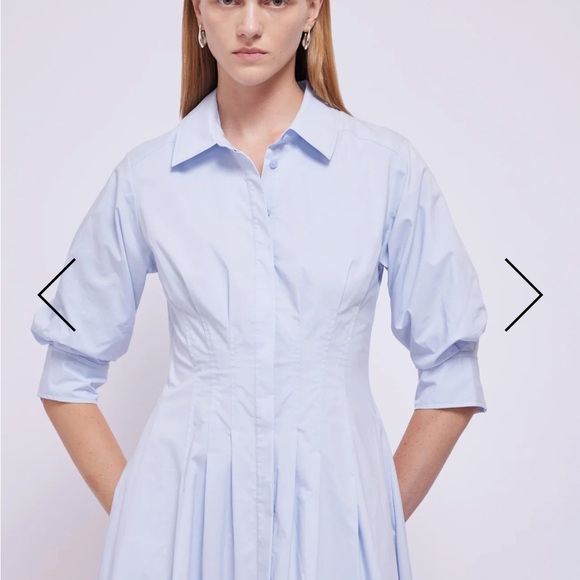 Jonathan Simkhai JAZZ DRESS Blue Haze XS, NWT - Picture 2 of 9